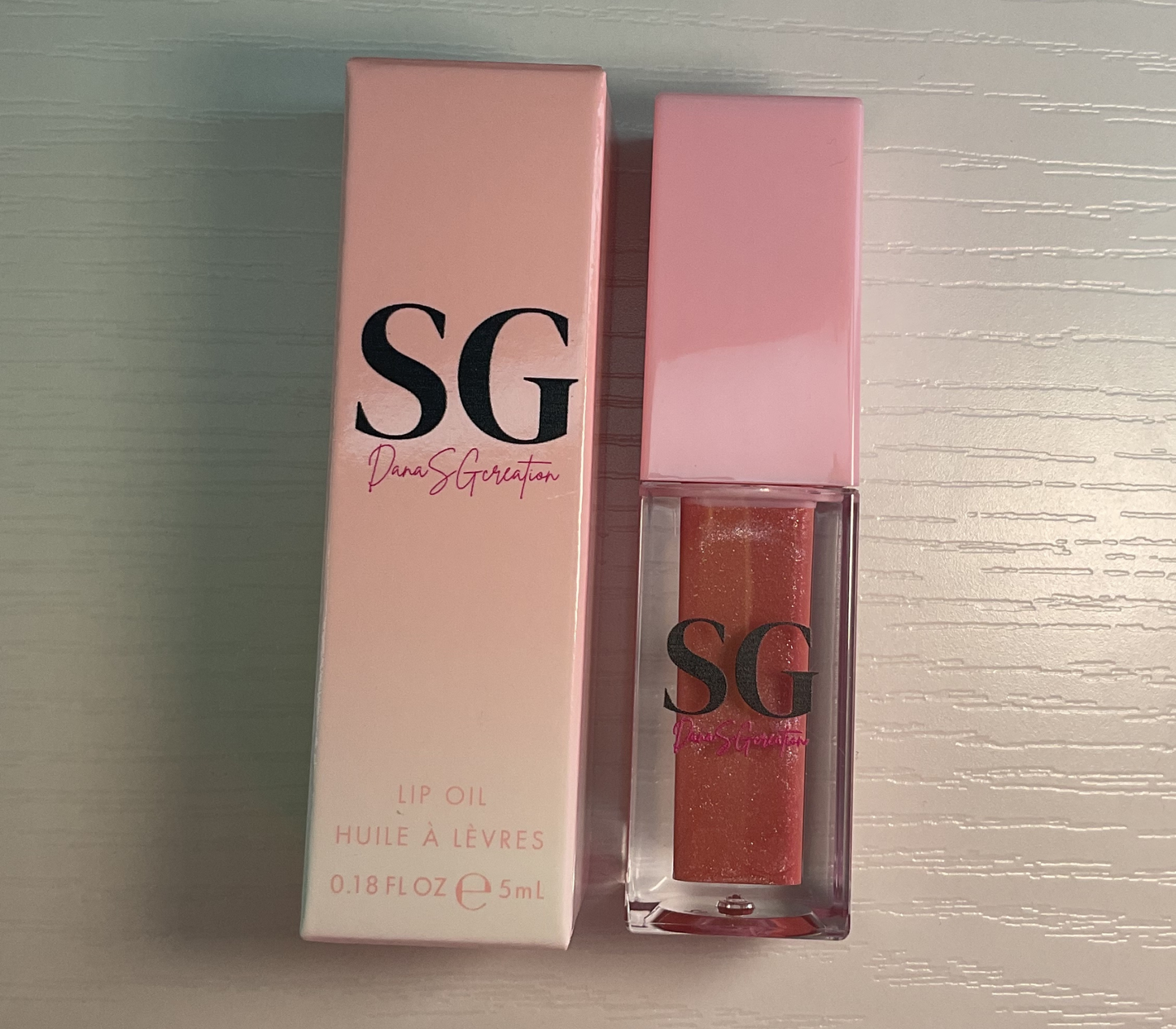 Nude Pink Lip Oil Transparent Color