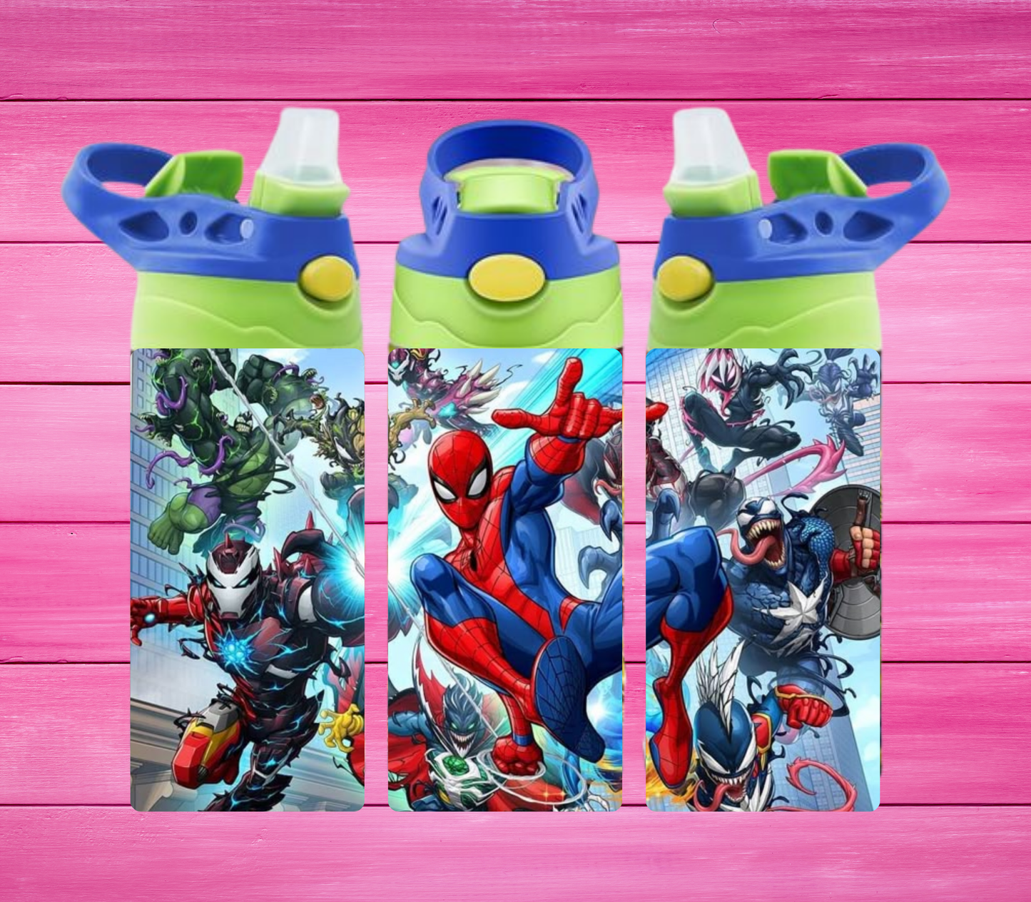 P011_KidsTumber 12oz Spider Man
