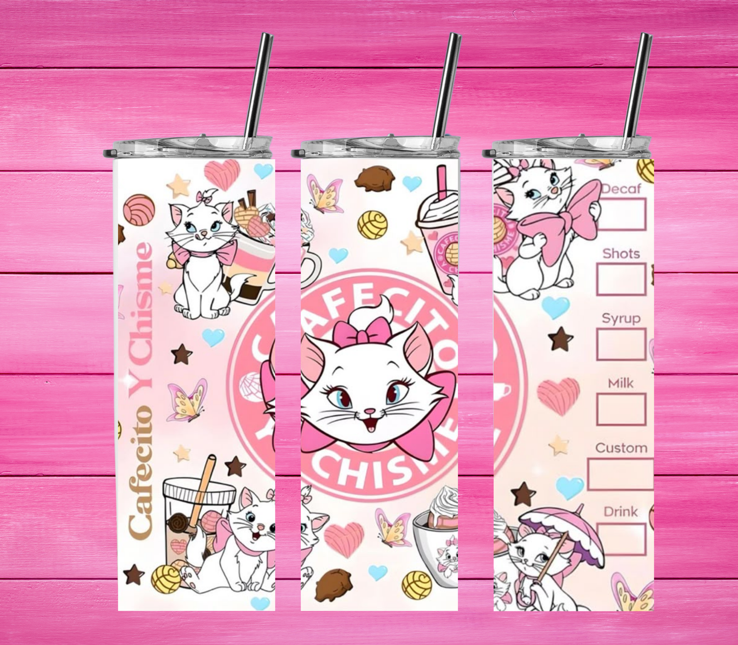 T005_Tumber 20oz Cat Pink