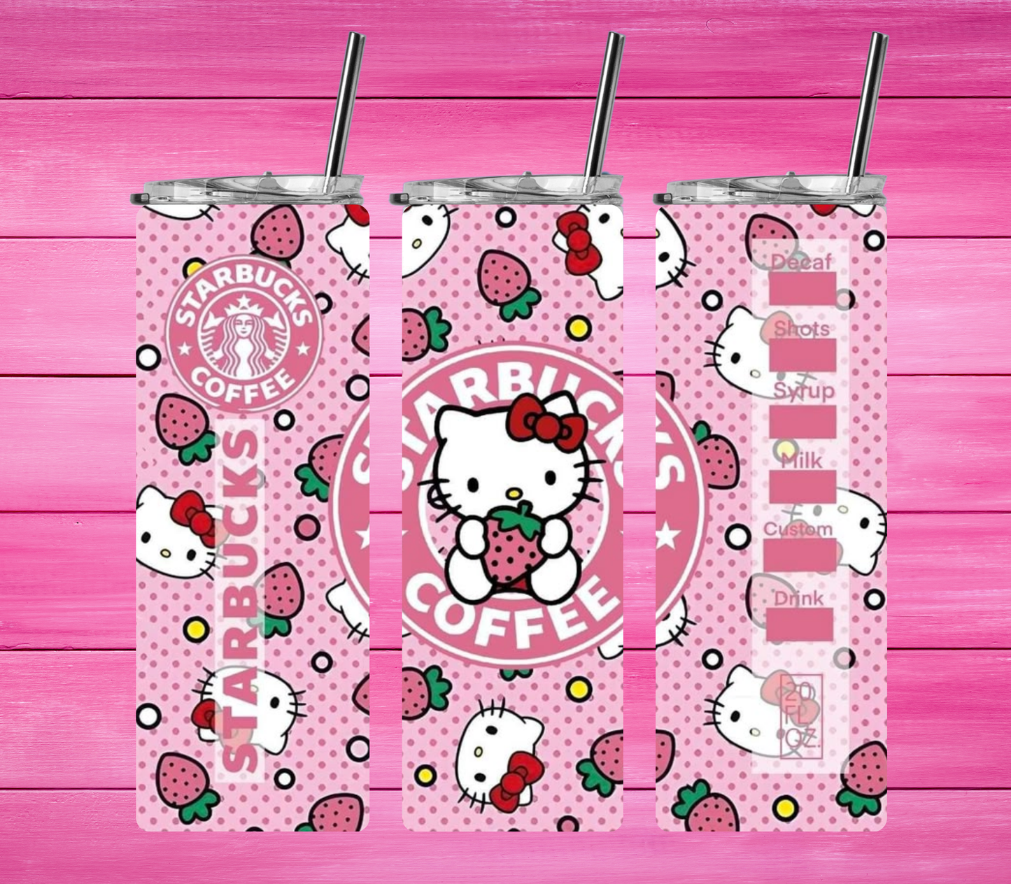 T013_Tumber 20oz Hello Kitty Fresas