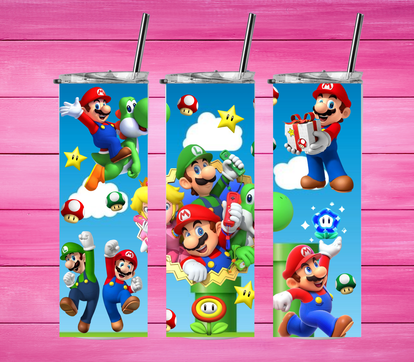 T003_Tumber 20oz Mario Bros