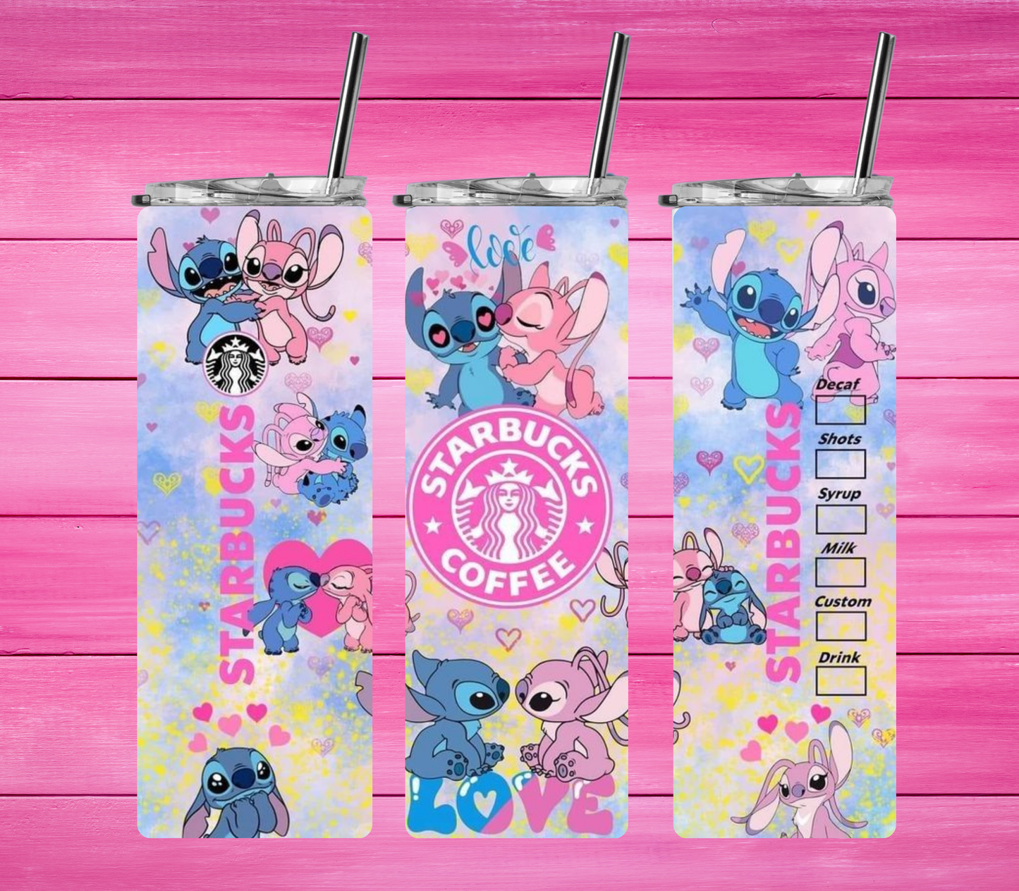 T010_Tumber 20oz Stich Pink/Blue