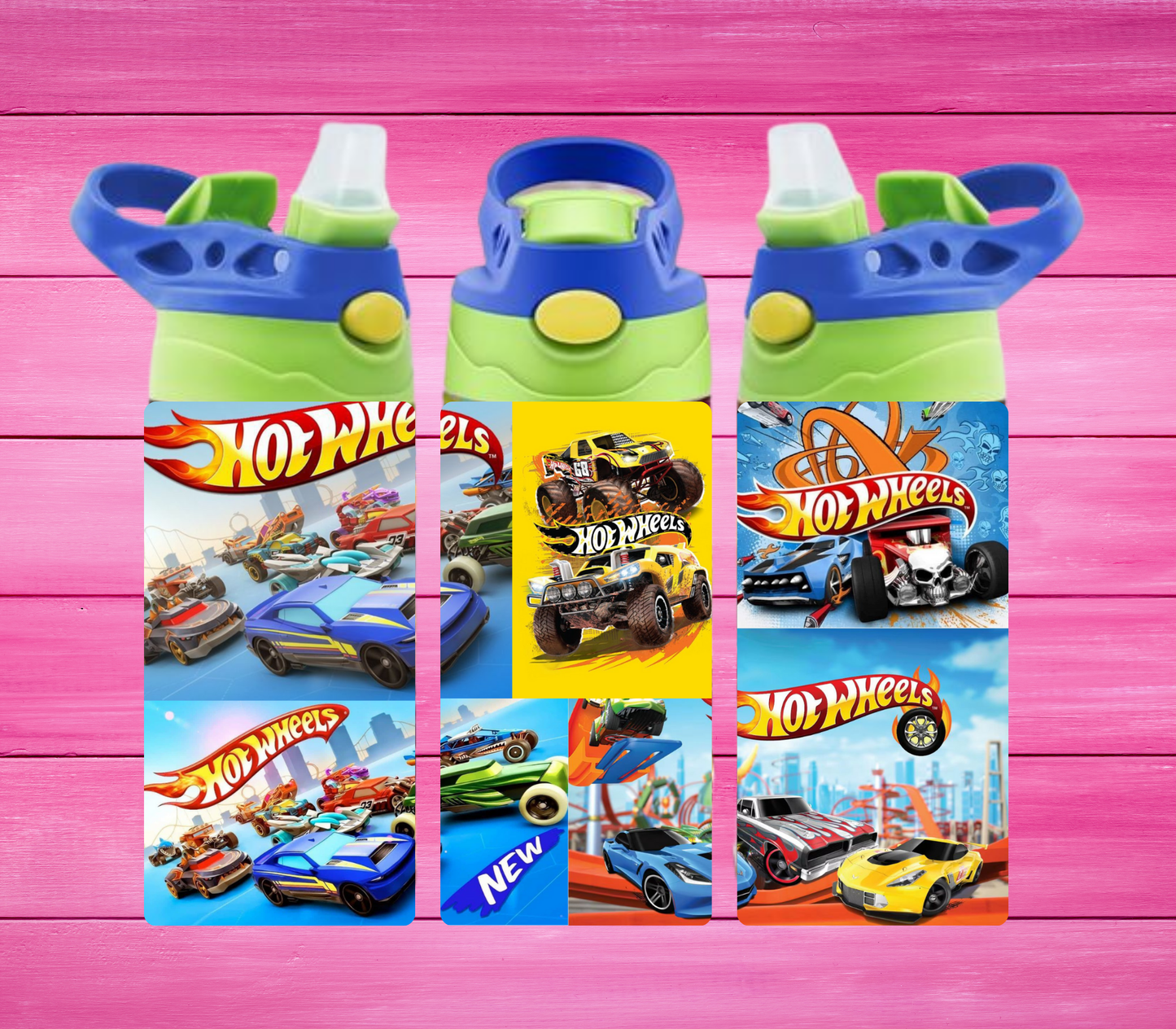 P004_KidsTumber 12oz Hot Wheels Cars