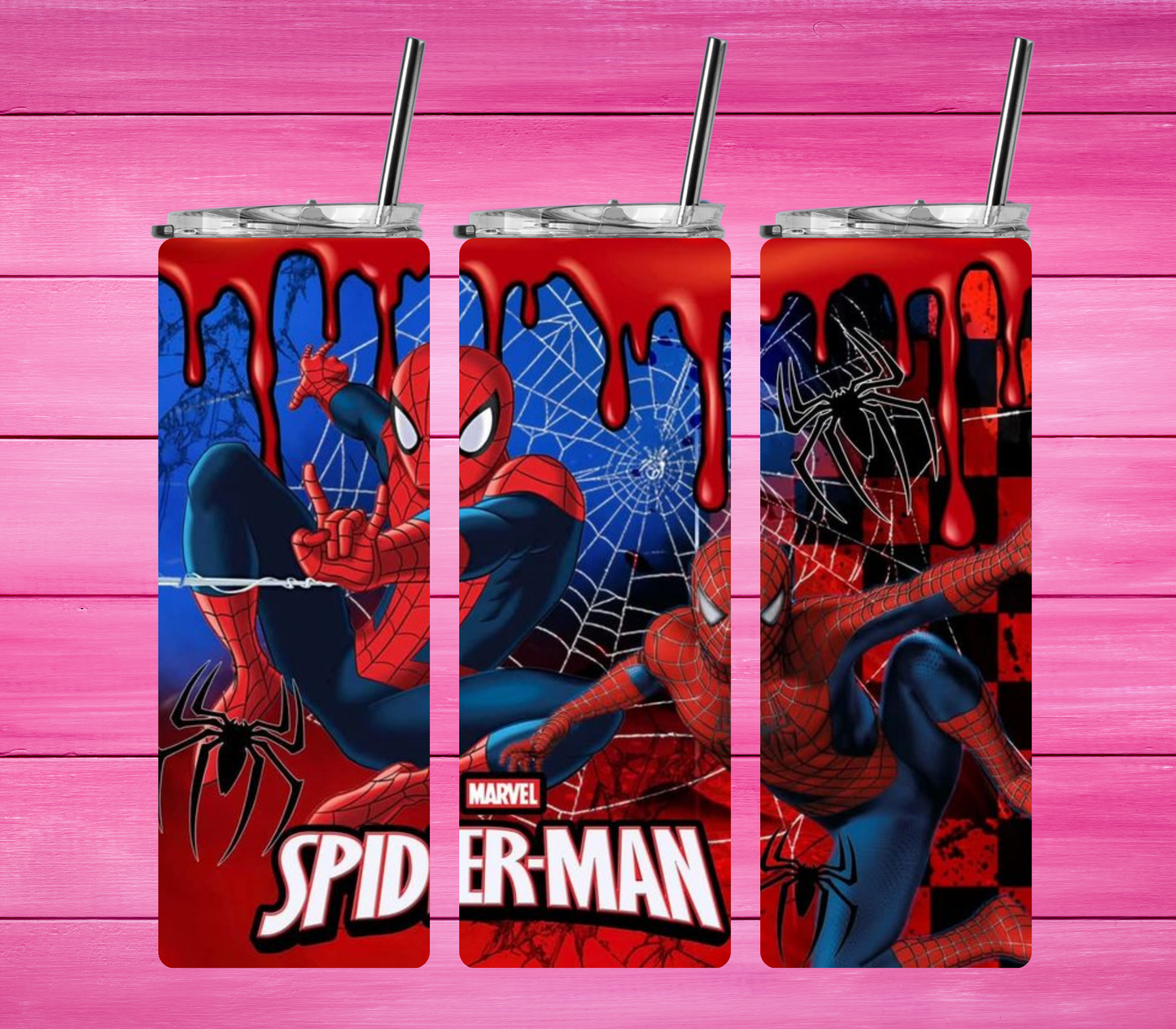 T019_Tumber 20oz Spider Man