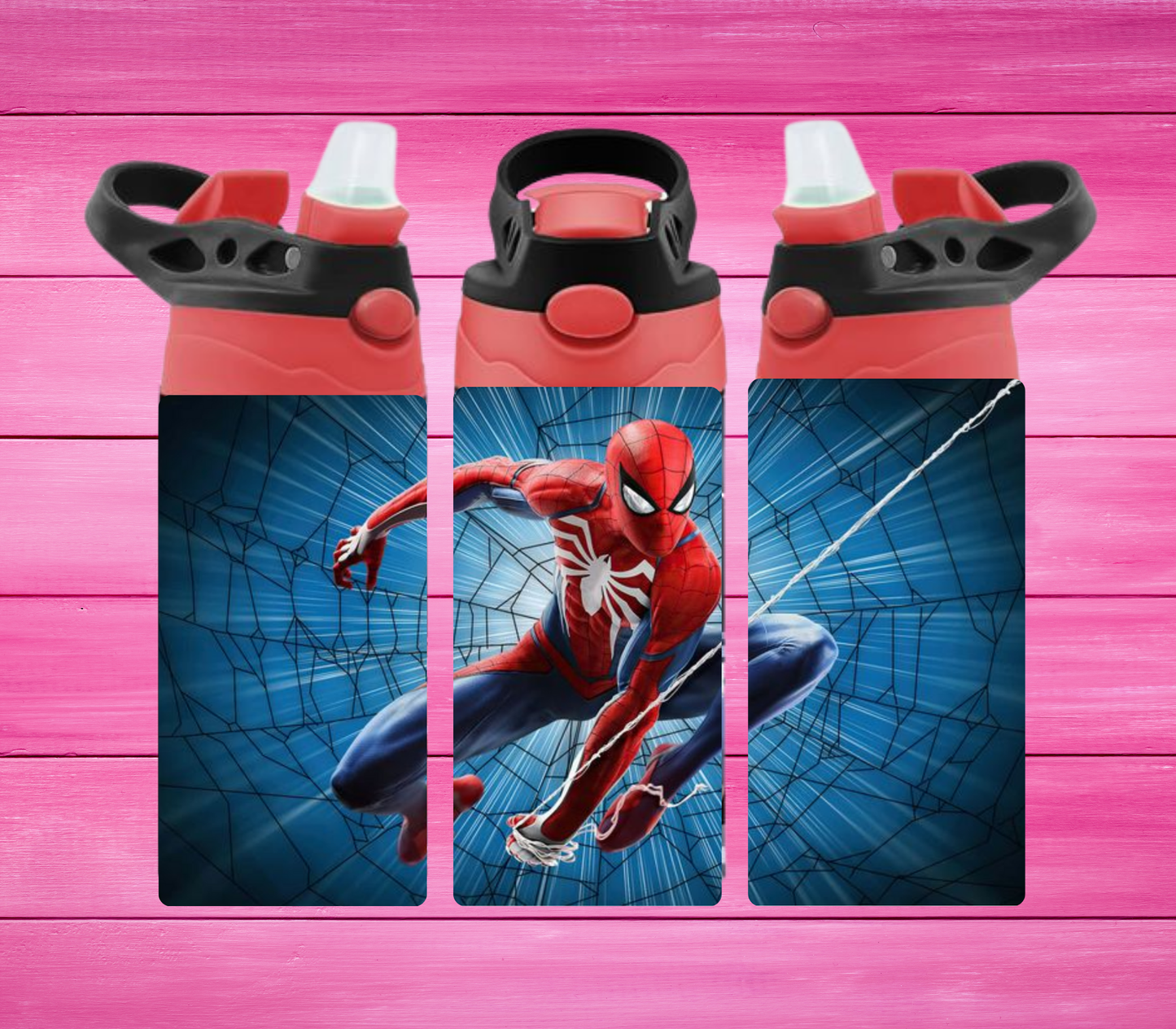 P012_KidsTumber 12oz Spider Man
